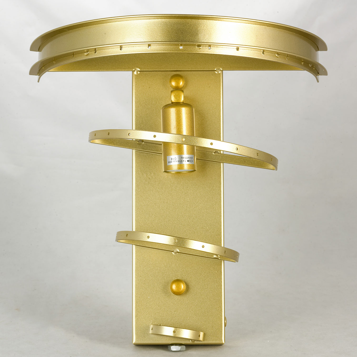 Бра Lussole LSP-8753, 27*43 см, матовое золото