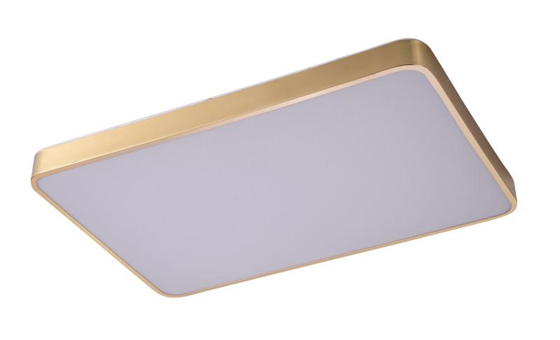Накладной светильник 60*4 см, LED, 90W, 4000K Zortes Monna ZRS.1209.09, латунный