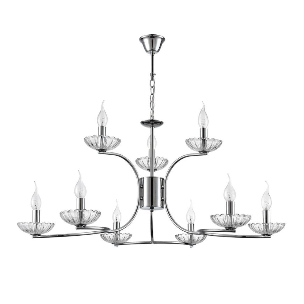 Люстра *62*63,5- см, 9*E14*40W, Lumion Lolina LUM8155/9, хром