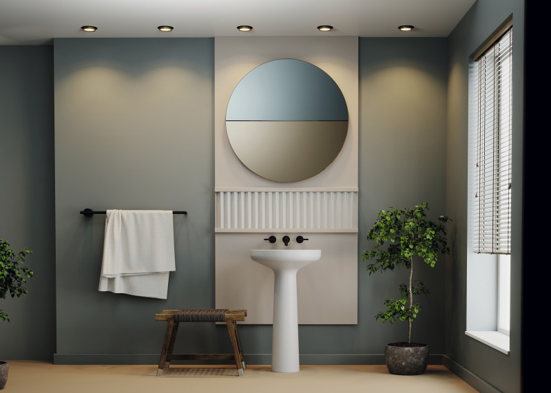 Светильник 11 см, Maytoni Downlight Hoop DL086-GX53-RD-BG, черный-золото