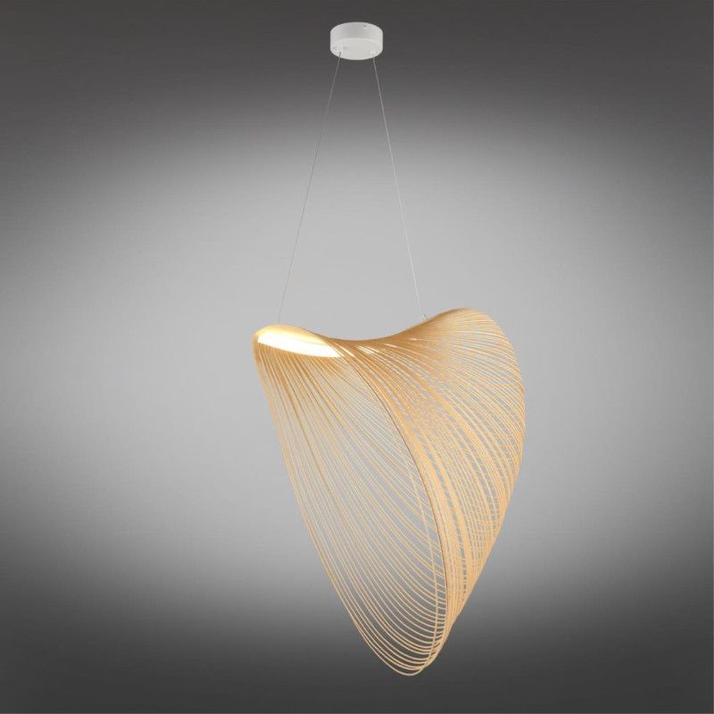 Подвесная люстра 55*80*110-220 см, 1*LED, 25W, 3000K, Aployt Amareynt APL.655.03.25, белый