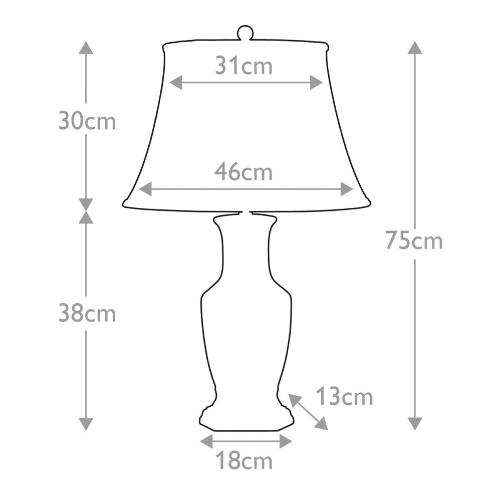 Настольная лампа Elstead Lighting, Арт. BLUE-HEX-TL