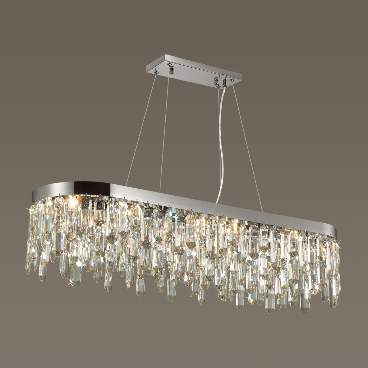 Подвесной светильник 100*28 см Odeon Light Dakisa 4985/12 Хром
