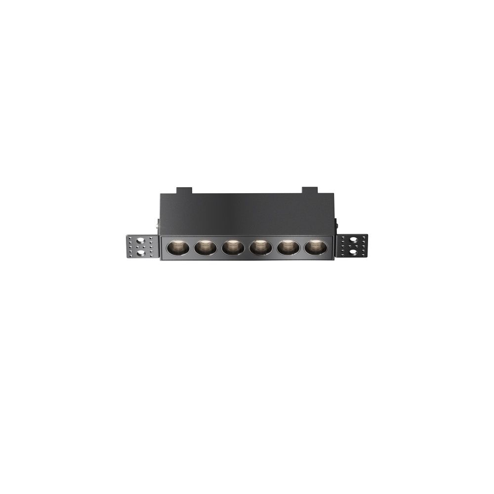 Встраиваемый светильник  DL065-12W3-6K-TRS-B 18,2*2,95*-6 см, *LED*12W, 6000K, Maytoni technical Points DL065-12W3-6K-TRS-B, Черный