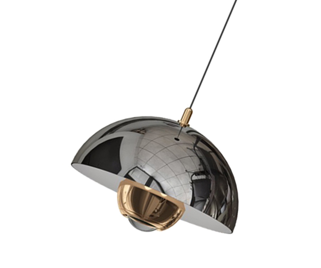 светильник 23 см, 8W, 4000K, Kink Light 07524-23S,02, черный-хром