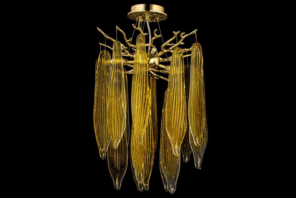 Люстра подвесная *37* см, 3*G9*40W, Dio D`arte Tavenna Gold Tavenna H 1.5.32.124 G, золотой