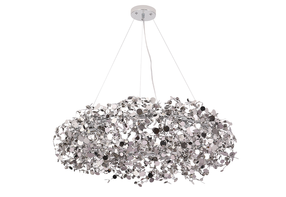 Люстра 80 см Crystal Lux GARDEN SP9 D800 CHROME Хром