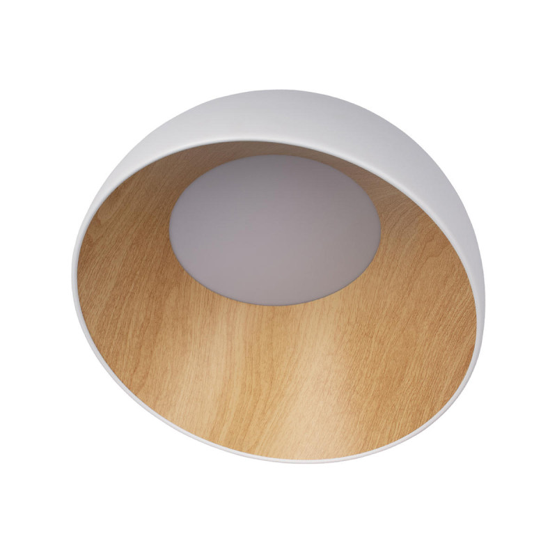 Светильник 35 см, 24W, 4000K Loft It (Light for You) Egg 10197/350 White, белый-дерево