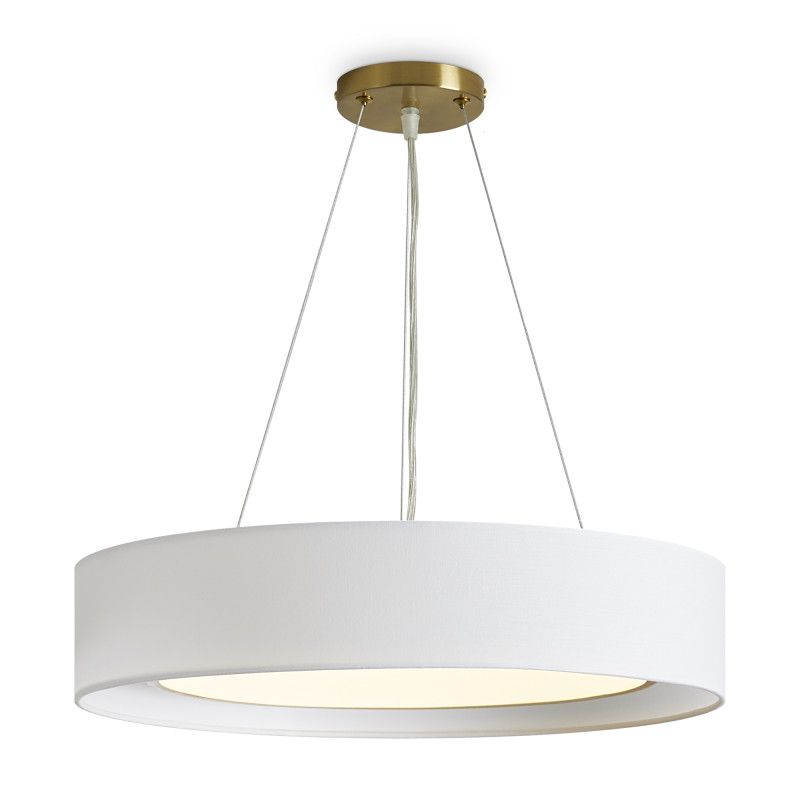 Подвесной светильник с диммером 50*50*105 см, LED*31W, 3000K, Freya Cozy FR6170PL-L52BS, латунный