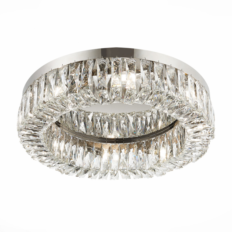 Люстра потолочная 62 см, 320W, ST LUCE Rifrazio SL1226.102.08 Никель
