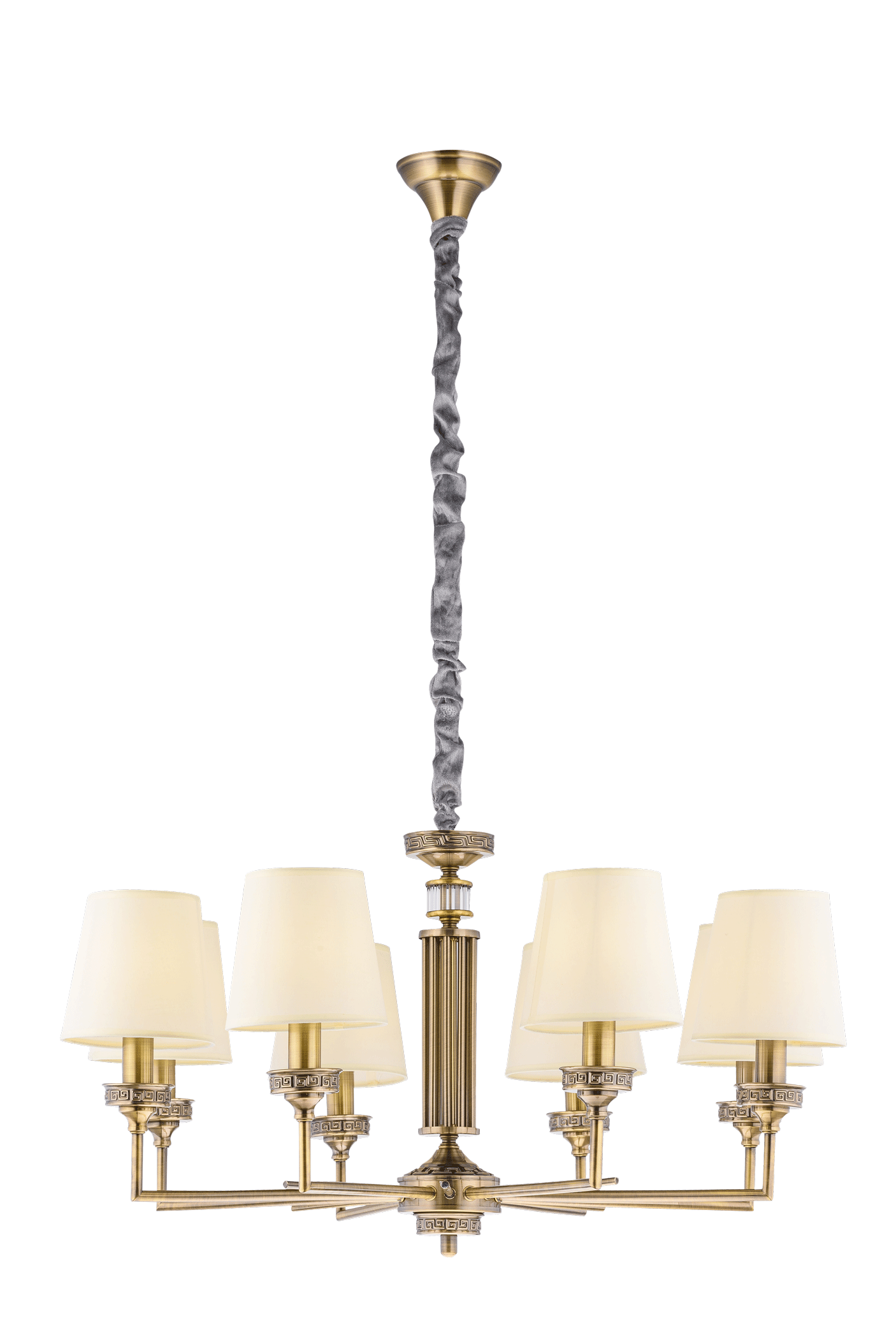 Люстра  800*410-1000, 8*E14, 40W NewRgy Модерн 8906/8BR BRONZE, Бронза