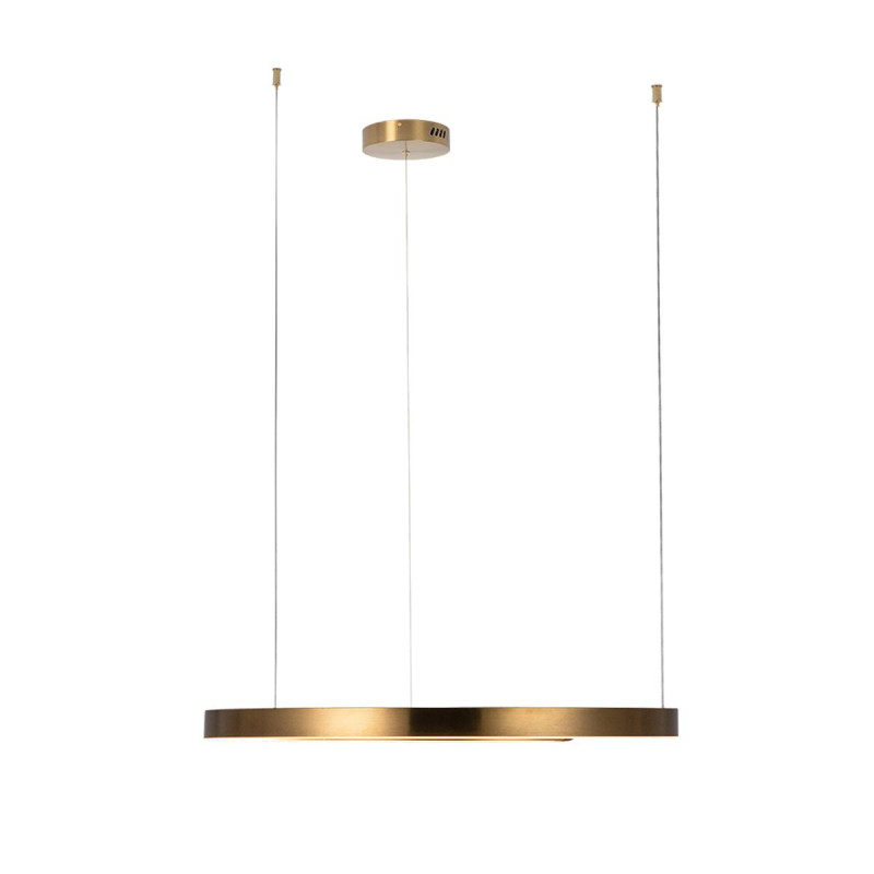 Подвесной светильник *80*15 см, 1*LED*36W, 3000K, Loft It Ring 10013L, Латунь