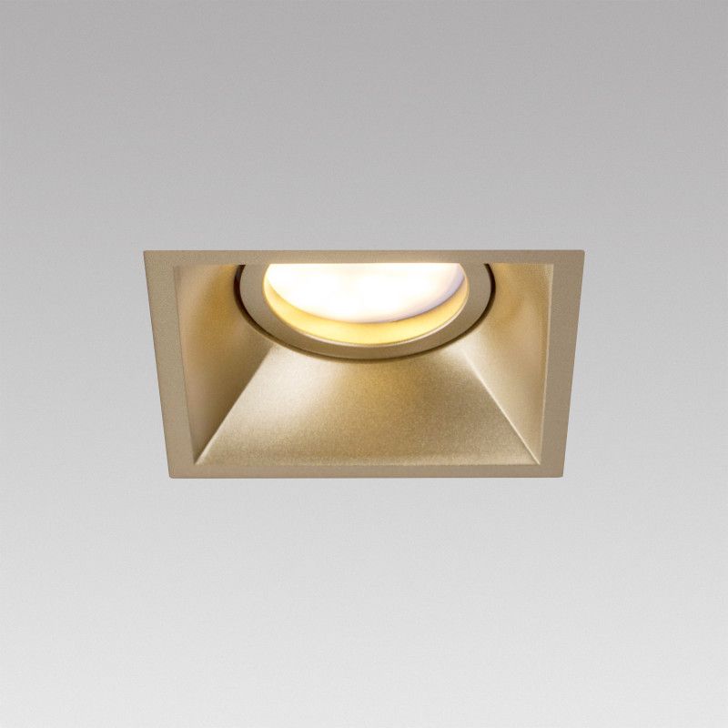 Встраиваемый светильник 9,3*9,3*-4 см, 1*GU5.3*50W, K, Lightstar Domino G214503, белый