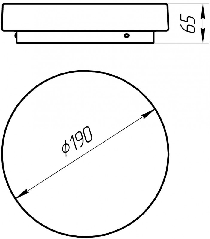 Светильник 19 см 12W 4000K Arte Lamp AQUA-TABLET LED A6812PL-1WH белый