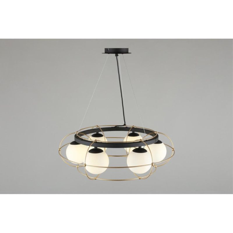 Подвесная люстра 60*50-130 см, 6*G9, 5W, Aployt Mahot APL.317.03.06, золотой