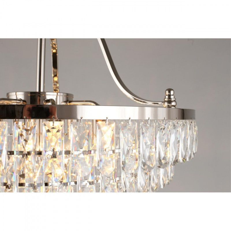 Каскадная люстра 70*95-180 см, 13*E14, 40W, Aployt Gerta APL.725.03.13, хром