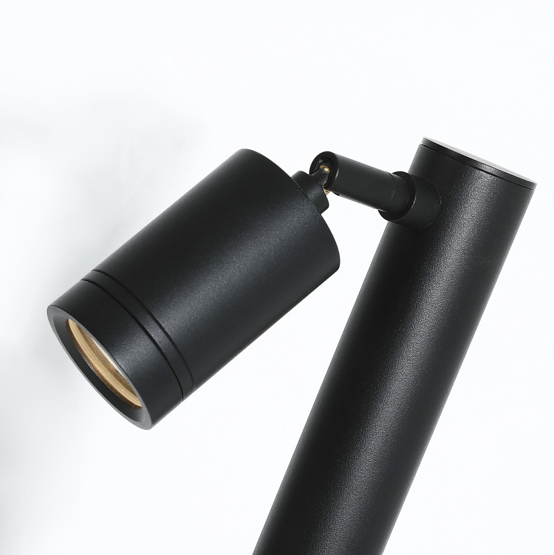 Уличный светильник Favourite Pharus 2892-1F, L250*W50*H850, Уличный светильник, IP65, поворотный плафон, лампу GU10 можно менять