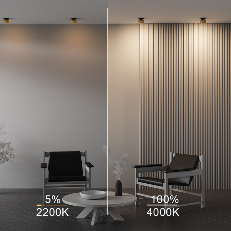 Встраиваемый светильник 8,5*8,5*6,6 см LED, 12W, 4000К, Maytoni Technical ONDA DL024-12W-DTW-BMG золото матовое