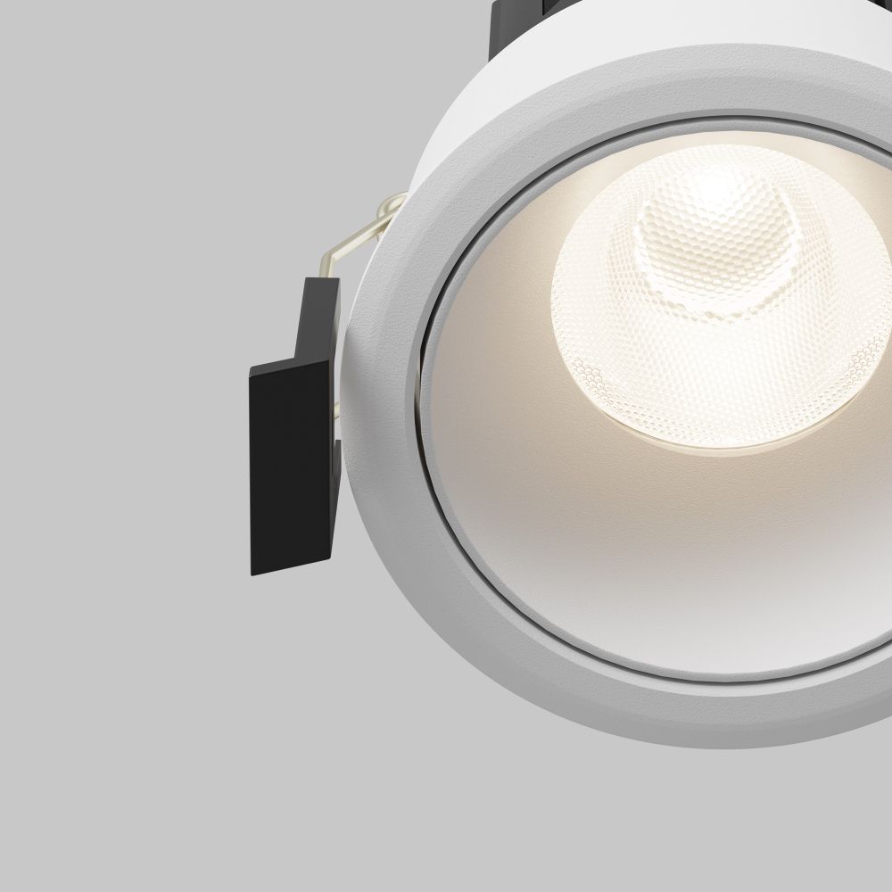 Встраиваемый светильник  DL115-10W-4K-W **-8,2 см, *LED*10W, 4000K, Maytoni technical Dip DL115-10W-4K-W, Белый