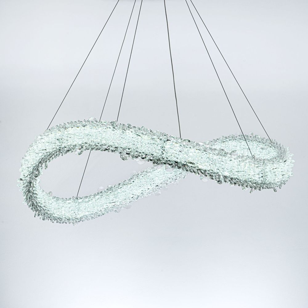 Подвесной светильник 80*40/150 см, LED 88W 3000-6000K MODESTYLE MS.5003.800 CR хром