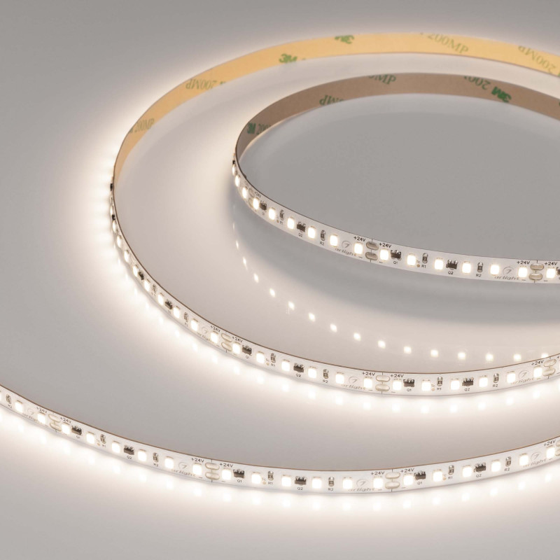 Лента IC-A120-8mm 24V Day4000 (9.6 W/m, IP20, 2835, 10m) (Arlight, стабилизированная) 037961. Цена указана за 10 метров. Продается кратно 10 метрам.