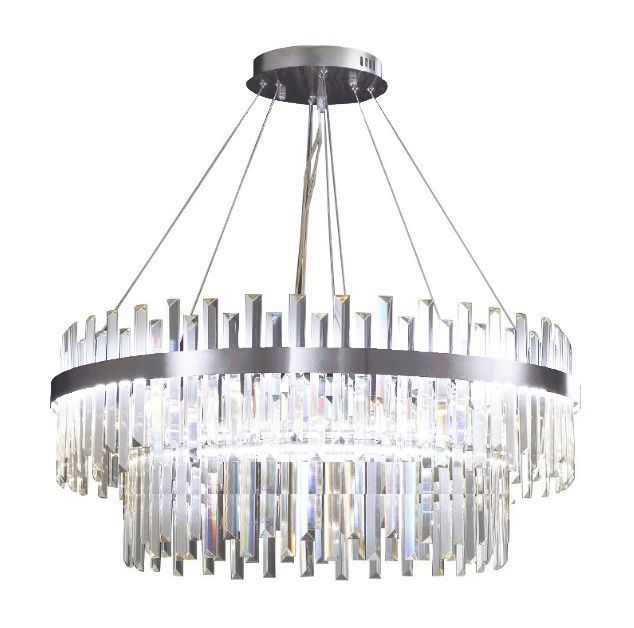 Светильник MD.6027 СHROME/ХРОМ  D400+600/H1200/1/LED/...W 4500K ASK2 DZN22-05