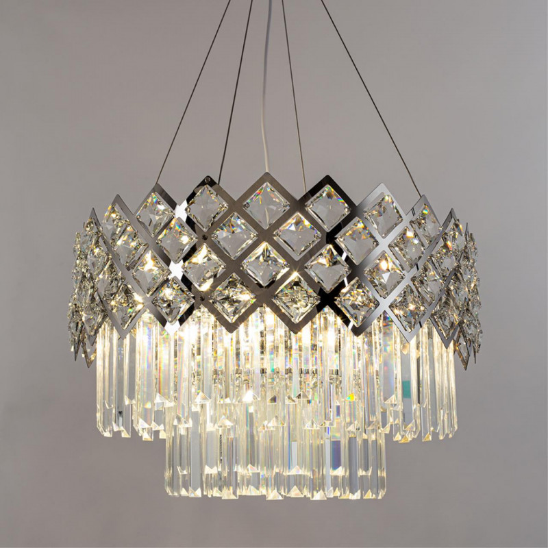 Люстра 60 см Arte Lamp WEZEN  A1006SP-10CC хром