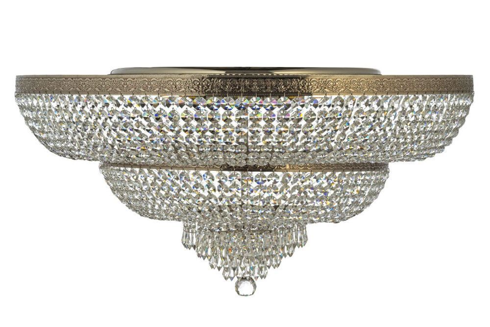 Люстра потолочная *60*200 см, 16*E14*40W, Arti Lampadari Santa Gold Santa E 1.8.60.600 N, никель