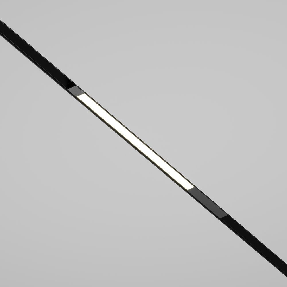 Трековый светильник 42 см, 10W, 4000K, Maytoni  TR231-2-10W4K-B, черный Магнитная трековая система 23мм EXILITY