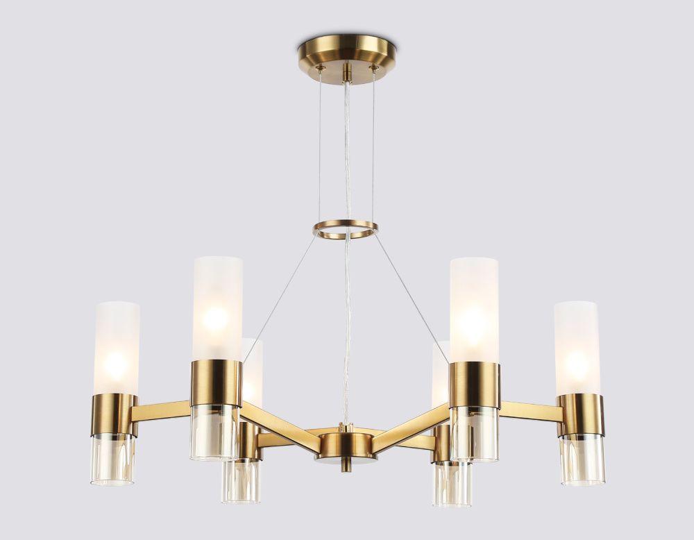 Подвесные люстры **22,5-108 см, 6*E14*40W, K, Ambrella Light High Light LH55114, латунь