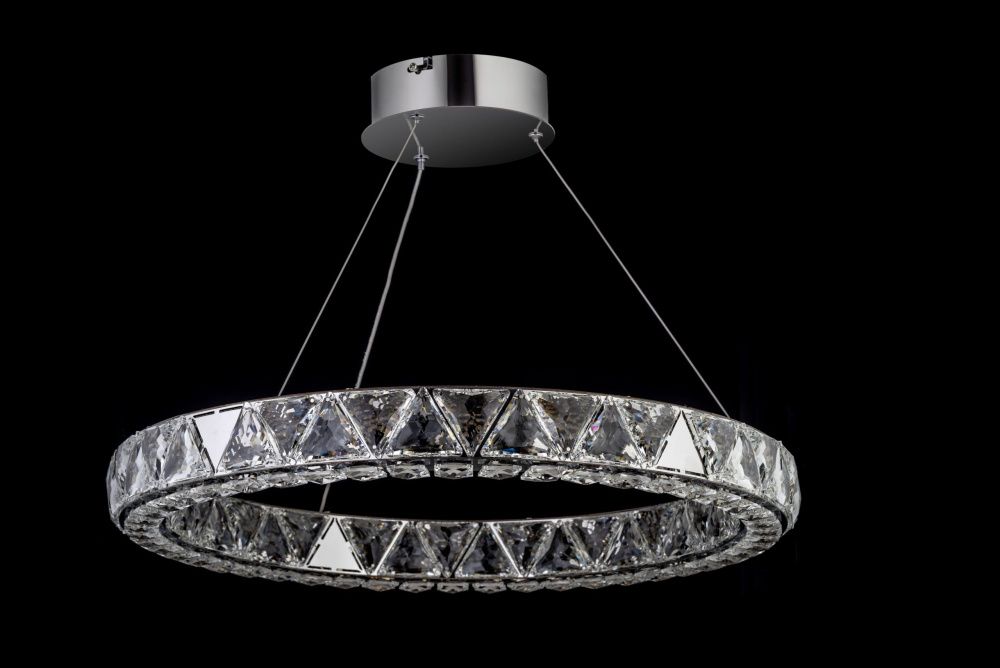 Люстра подвесная *60* см, Led лента*LED*60W, 3300/4200/6500K, Dio D`arte Daiano Daiano L 1.5.60.100 N, Никель