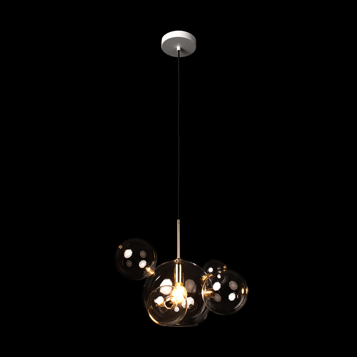 Подвесной светильник 41*31 см, 1*E14*40W LOFT IT Bolle 2027-P6 mini золото