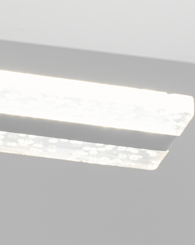 Подвесной светодиодный светильник 60*12*50 см, LED 24 W, Moderli Holo V1940-PL Серый