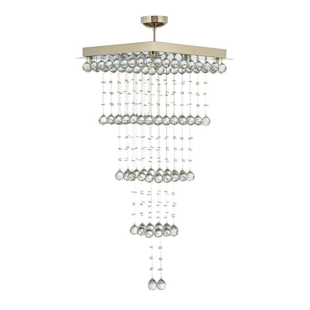 Люстра *50*75 см, 8*GAL*40W, Dio D`arte Tesoro Nickel Tesoro H 1.4.50.107 N, никель