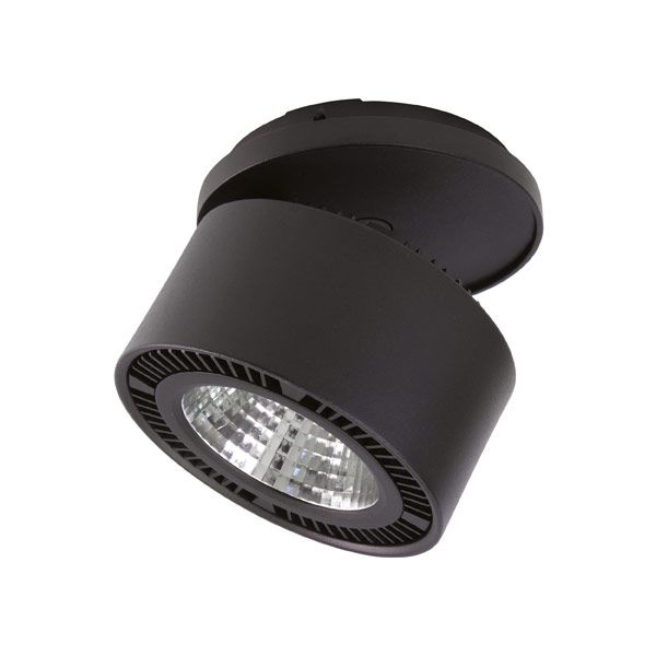 Светильник встраиваемый Lightstar Forte 214807 черный LED диаметр 12,5 см