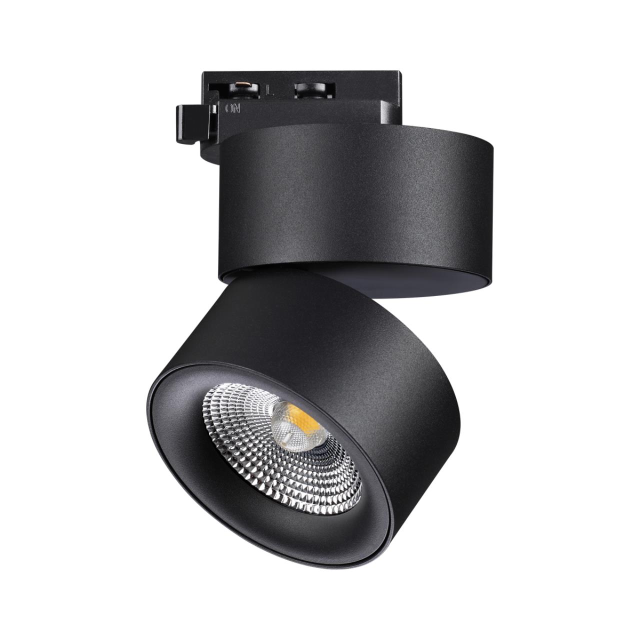 Светодиодный светильник 10 см, 25W, 4000K, Novotech Groda 358785, черный