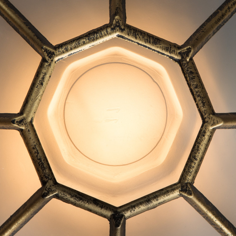 Уличный светильник A3121PF-1BN Arte Lamp, черно-золотой