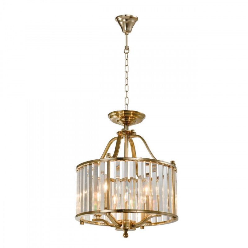 Подвесная люстра 40*50-148,5 см, 4*E14, 40W, Aployt Romen APL.809.03.04, золотой