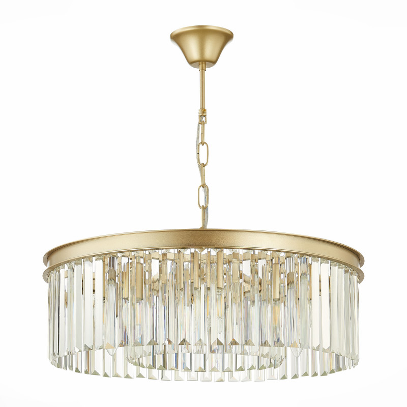 Люстра подвесная 55 см, ST LUCE ERCOLANO SL1624.203.08 шампань