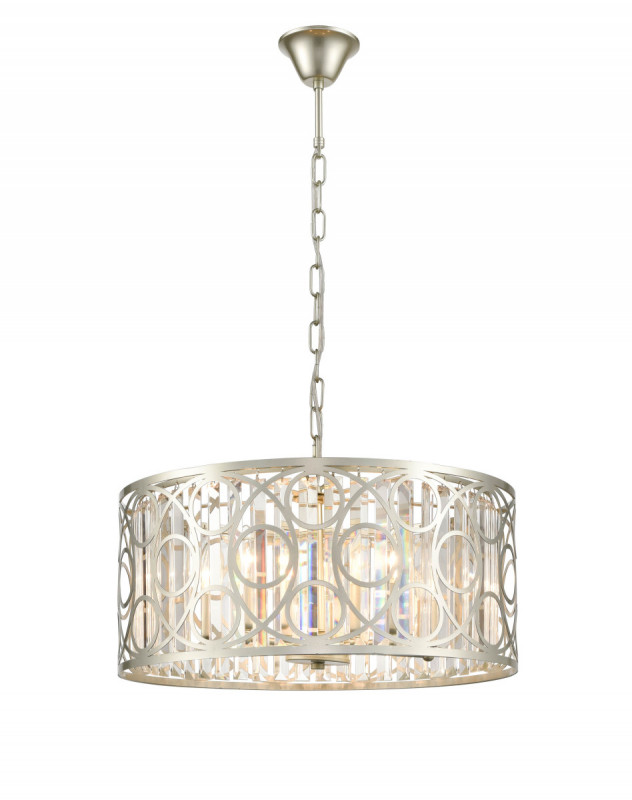 Подвесная люстра  50*110 см, 5*E14 шампань Vele Luce Riccio VL3164P05