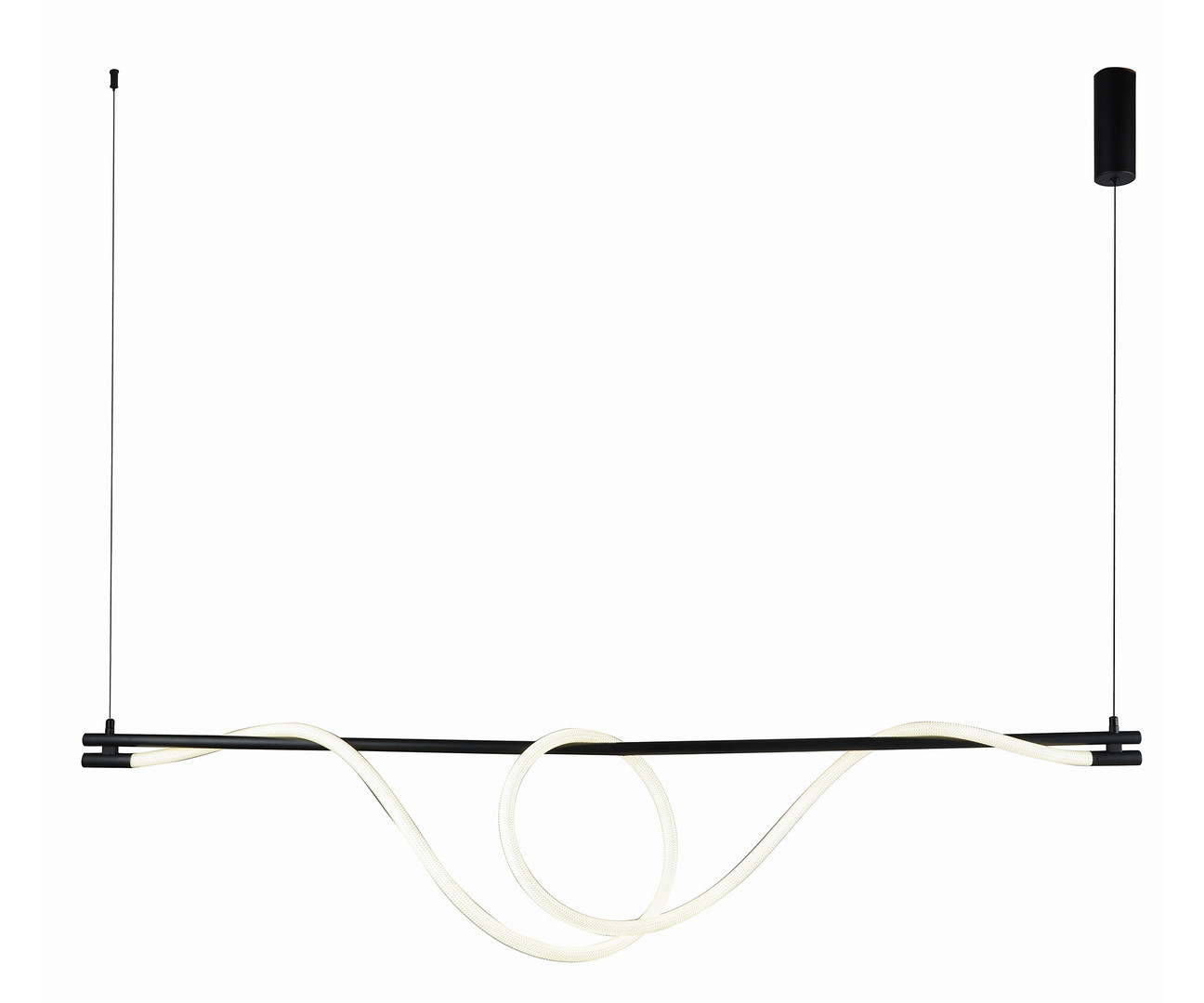 Светильник 150 см, 60W, 4000K, Kink Light 08062K-150,19, черный