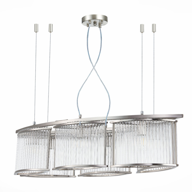 Люстра подвесная 89*33 см, ST LUCE VELLETRI SL1627.103.06 Хром