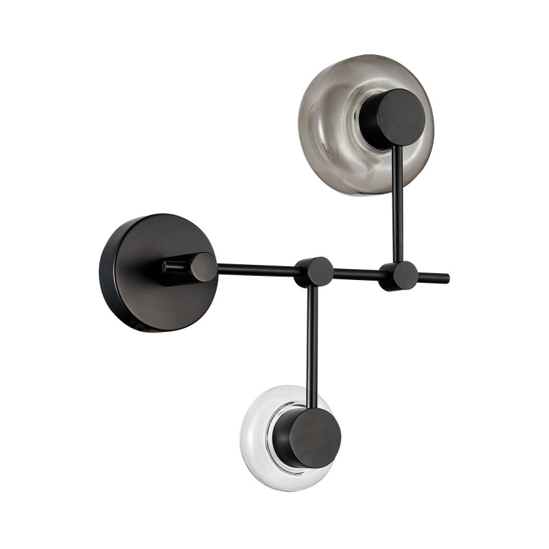 Светильник настенный 34 см, 6W 3000K ST LUCE VALLO SL6005.401.02 Черный