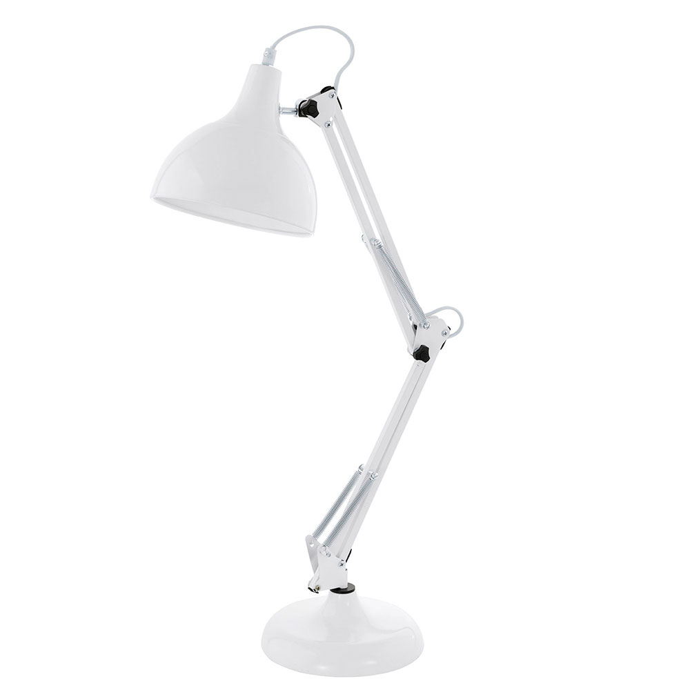 Настольная лампа 40*19*71 см, 1*E27 белый  Eglo PROMO  Borgillio 94699