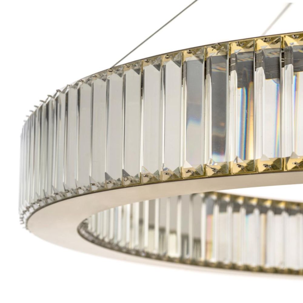 Люстра подвесная *100* см, Led лента*LED*45W, 3000/4500/6000 K, Arti Lampadari Anzio Anzio L 1.5.100.100 G, золотой