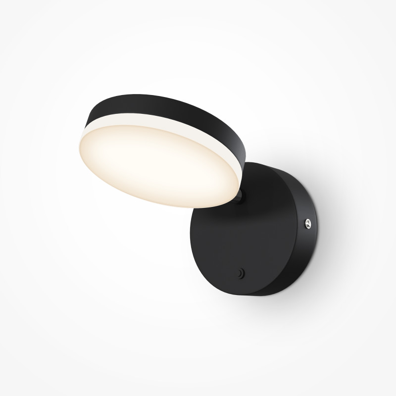 Бра Maytoni Fad MOD070WL-L8B3K, 8W LED, 3000K, черный