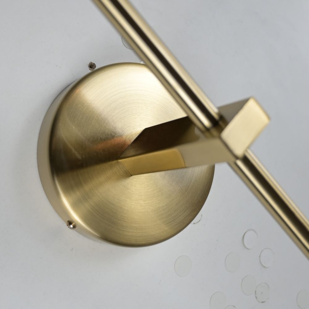 Бра Boule de Cristal Long Sconce Brass 45*11*45 см, 1*G9*40W, ImperiumLoft 44.305, Чёрный, Латунь