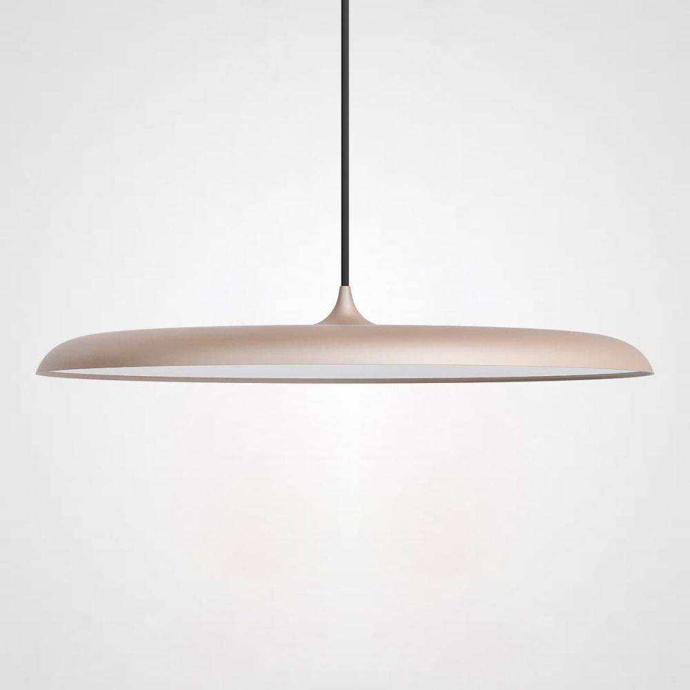 Подвесной светильник Nordlux Artist Pendant D40 Pink 47*47*47 см, 1*LED*36W, ImperiumLoft PLATE01, Чёрный
