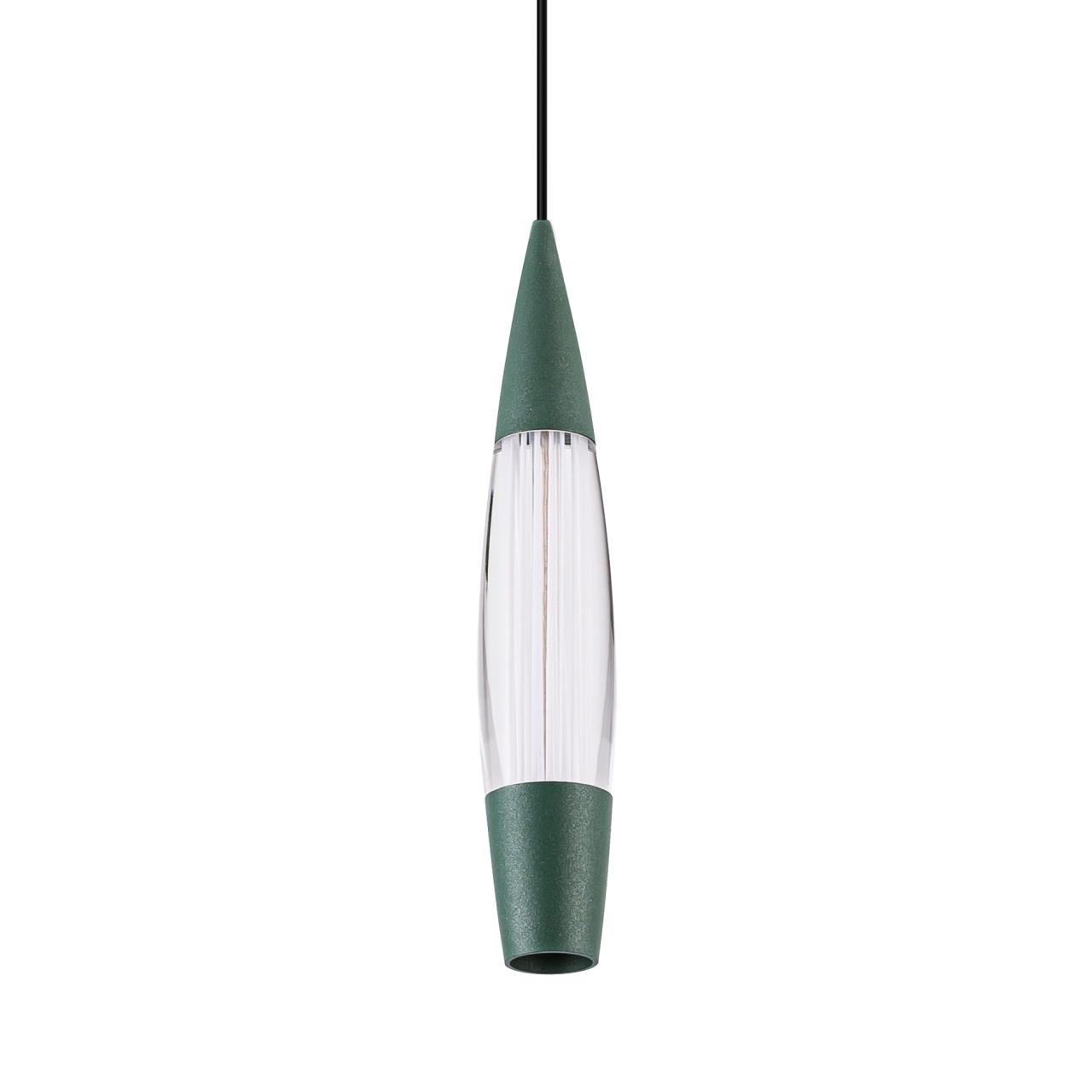 Подвесной светильник *5*180 см, LED 9W, 4000K, Зелёный LED4U L7123-1 GN