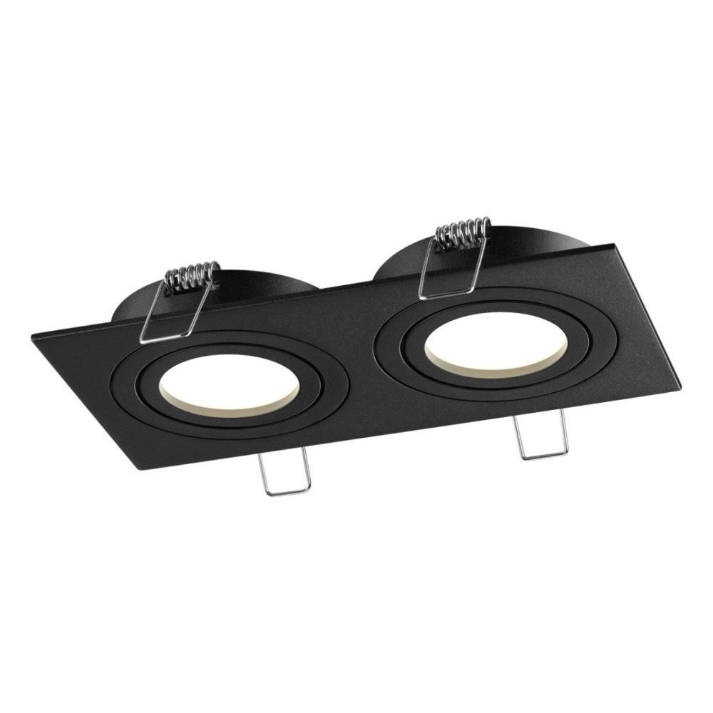 Светильник встраиваемый поворотный 17 см, Novotech Morus 371022, черный